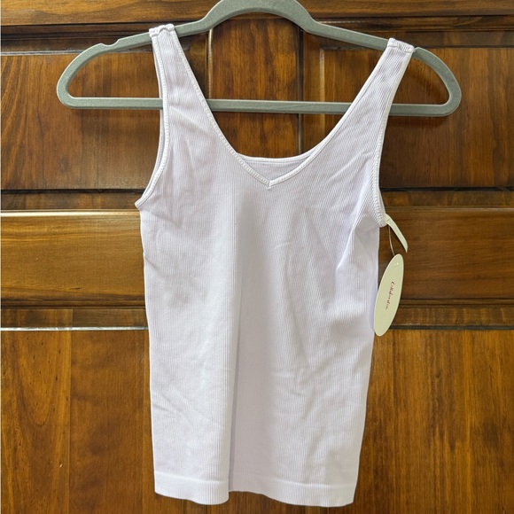 Nikibiki Classic White Ribbed Tank Top - Picture 1 of 3